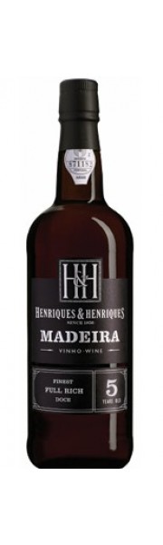 H & H 5 Year Old Full Rich Madeira Henriques & Henriques  50cl